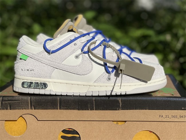 Authentic OFF-WHITE x Nike Dunk Low “The 50”   DJ0950 104