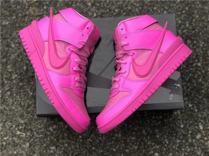 Authentic AMBUSH x Nike Dunk High  Cosmic Fuchsia