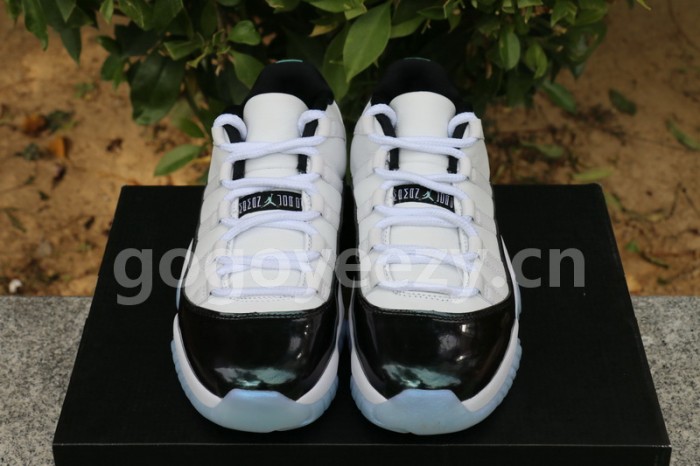 Authentic Air Jordan 11 Low Emerald