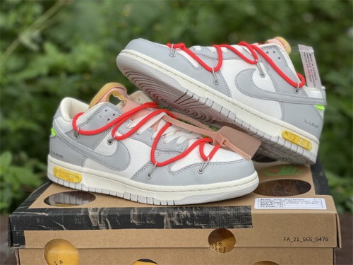 Authentic OFF-WHITE x Nike Dunk Low “The 50” DM1602 110