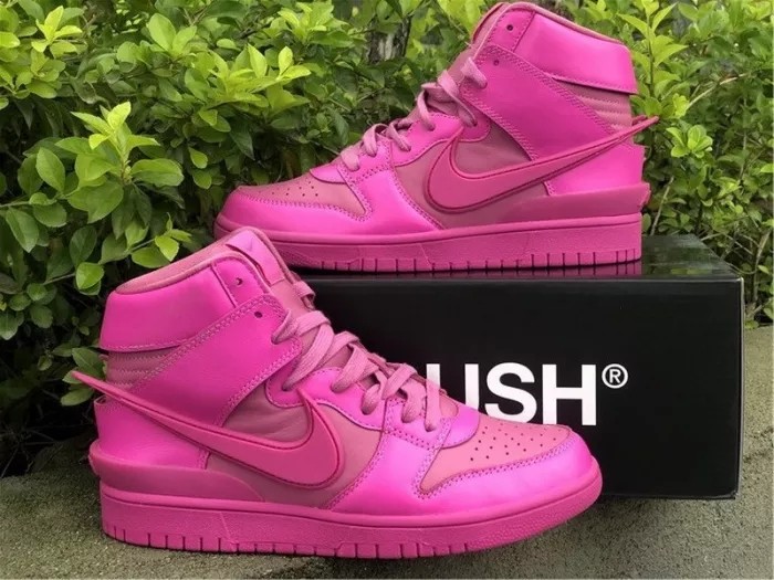 Authentic AMBUSH x Nike Dunk High  Cosmic Fuchsia