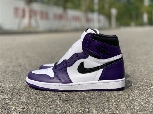 Authentic Air Jordan 1 “Court Purple”