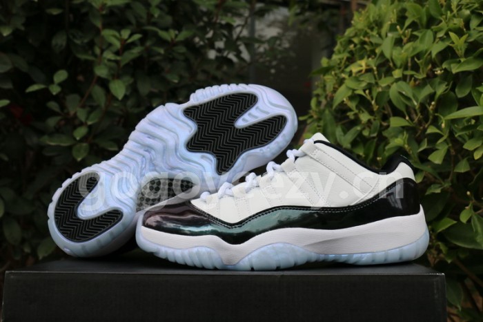 Authentic Air Jordan 11 Low Emerald