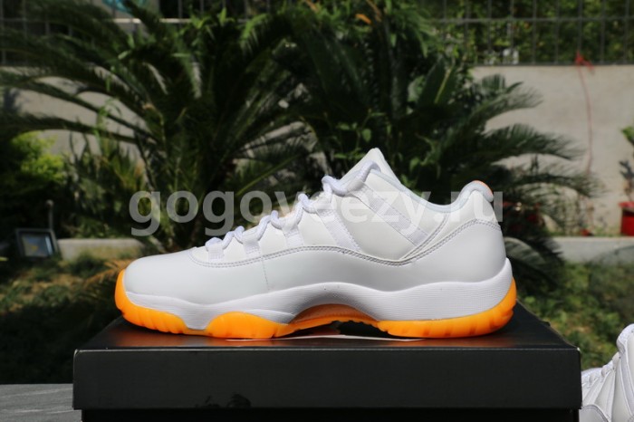 Authentic Air Jordan 11 Low GS  Citrus  2015
