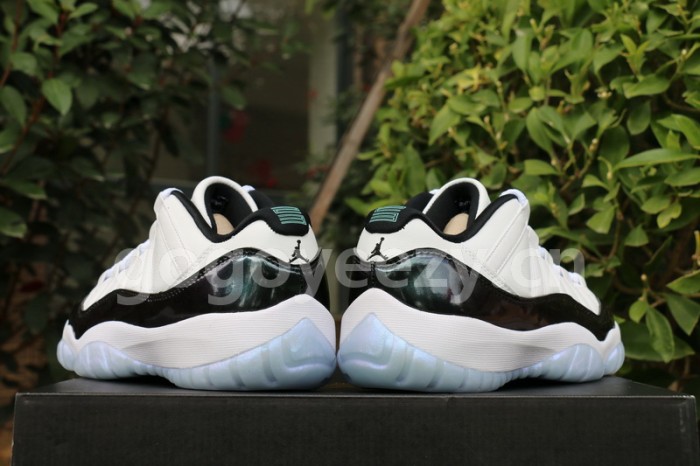 Authentic Air Jordan 11 Low Emerald