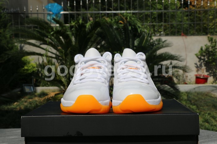 Authentic Air Jordan 11 Low GS  Citrus  2015