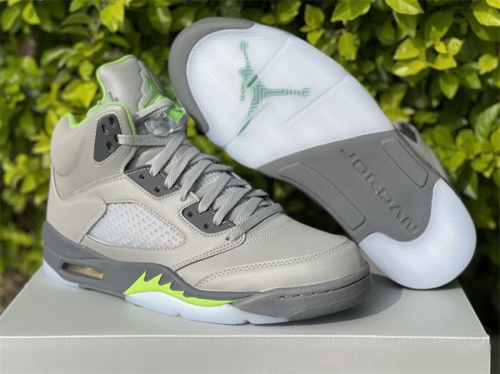 Authentic  Air Jordan 5 “Green Bean”
