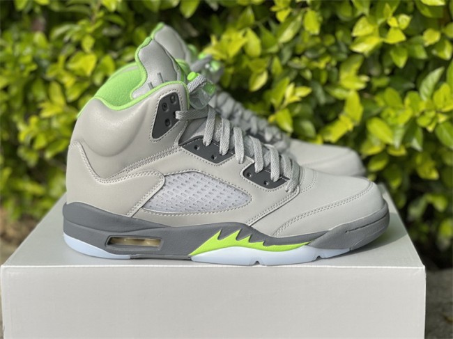 Authentic  Air Jordan 5 “Green Bean”
