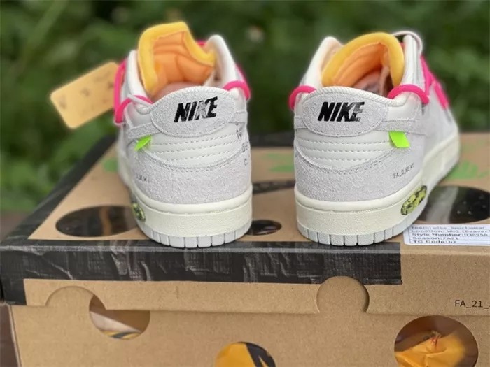 Authentic OFF-WHITE x Nike Dunk Low “The 50”DJ0950 117