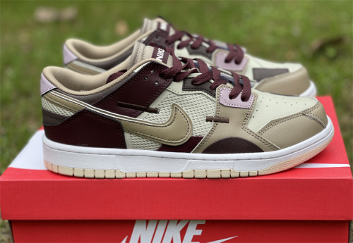 Authentic Nike Dunk Scrap Light Brown