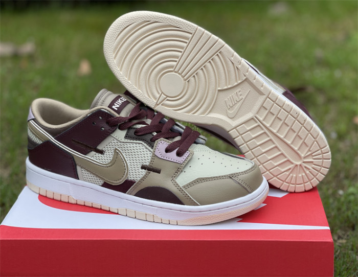 Authentic Nike Dunk Scrap Light Brown