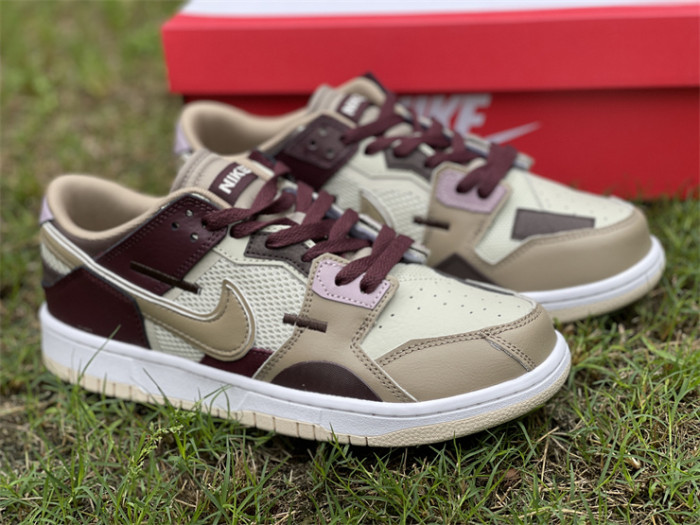 Authentic Nike Dunk Scrap Light Brown
