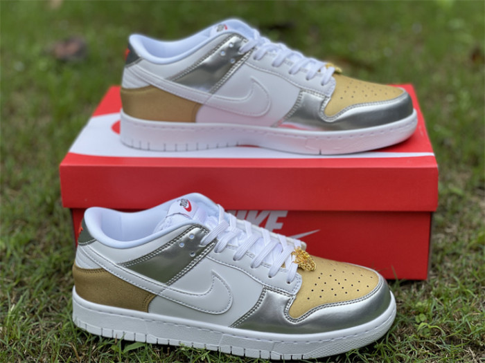 Authentic Nike Dunk Low “Metallic”