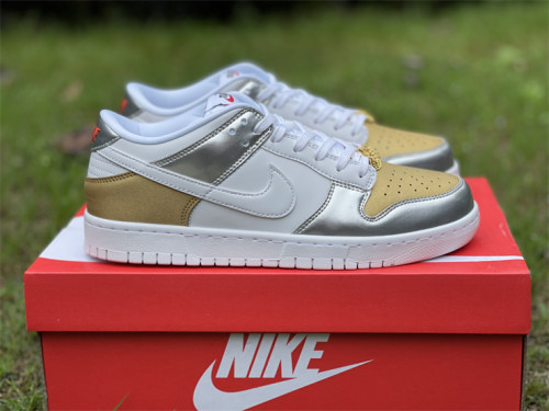 Authentic Nike Dunk Low “Metallic”