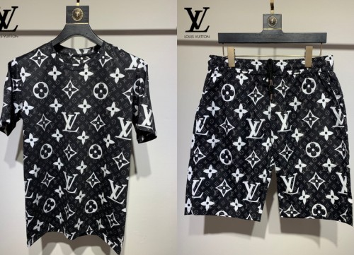 LV short sleeve men suit-137(S-XXL)