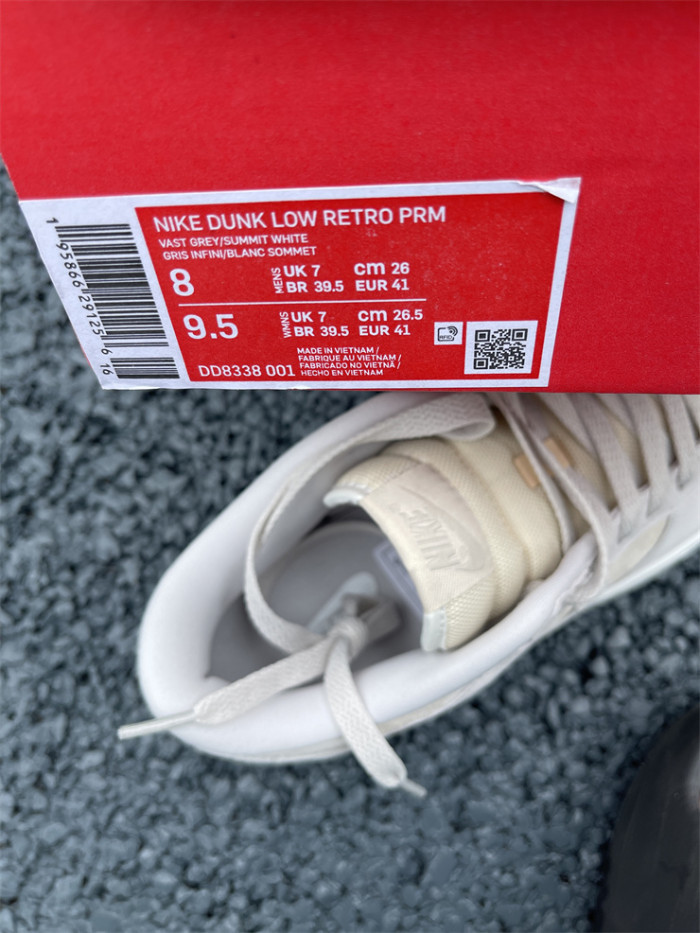 Authentic Nike Dunk Low “Vast Grey”