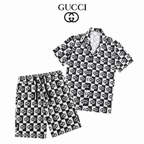 G short sleeve men suit-403(M-XXXL)