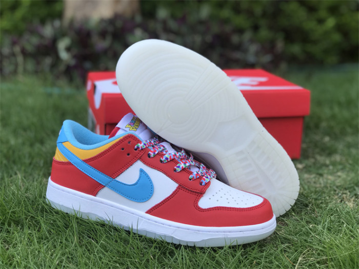 Authentic LeBron James x Nike Dunk Low “Fruity Pebbles”