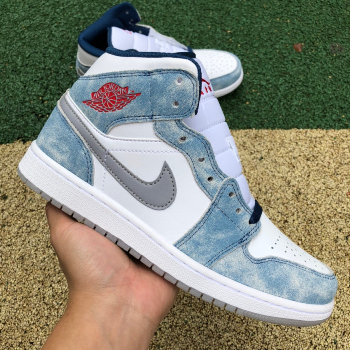 Authentic Air Jordan 1 Mid Hyper Roayl GS
