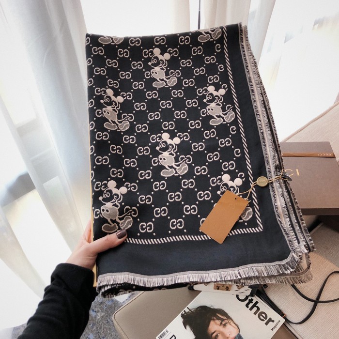 G Wool Scarf High End-032
