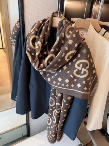 G Wool Scarf High End-053