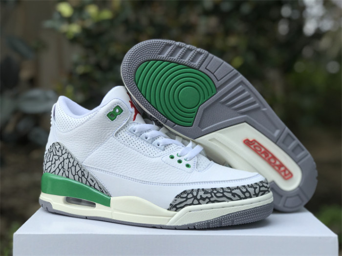 Authentic Air Jordan 3 WMNS “Lucky Green”