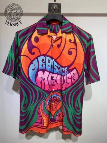 Versace short sleeve shirt men-097(S-XXL)