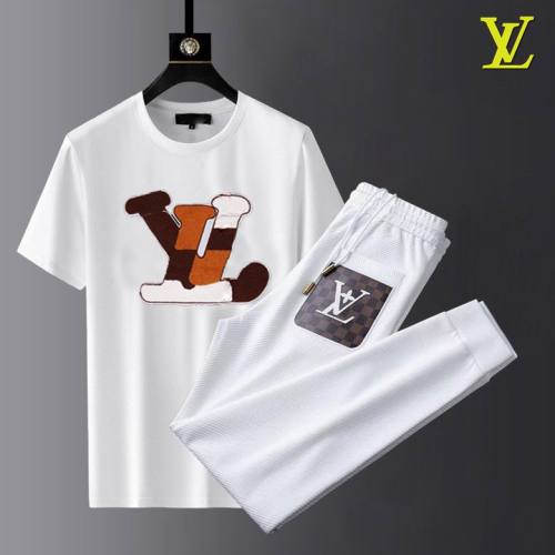 LV short sleeve men suit-262(M-XXXL)