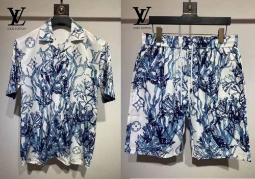 LV short sleeve men suit-271(S-XXL)