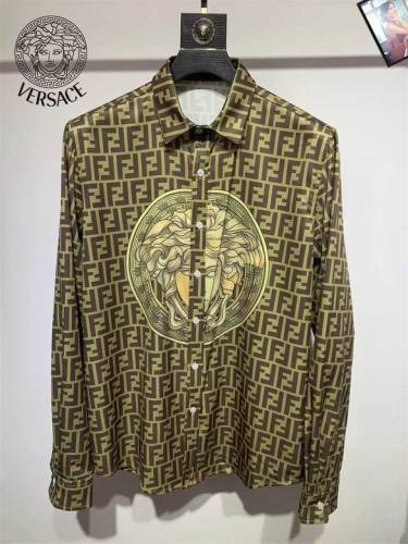 Versace long sleeve shirt men-321(S-XXL)