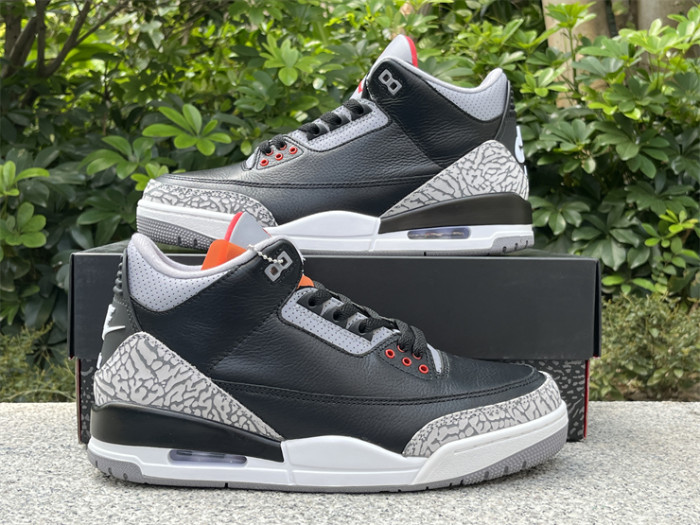Super Max Air Jordan 3 “Black Cement” 2024