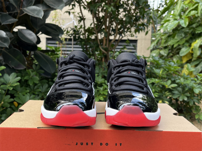 Authentic Air Jordan 11 Low “Bred” 2025