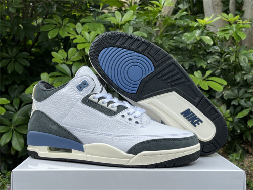 Authentic A Ma Maniére x Jordan 3 “Diffused Blue”