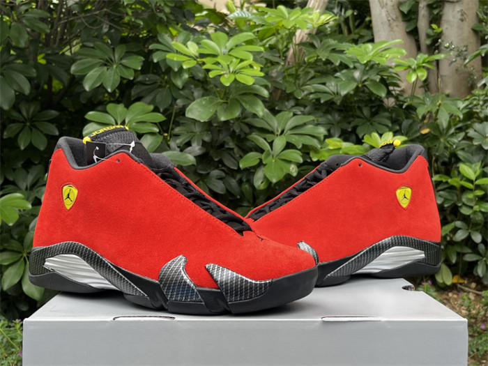 Authentic  Air Jordan 14 “Ferrari”   2025
