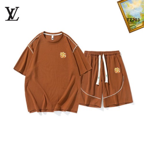LV short sleeve men suit-283(M-XXXL)
