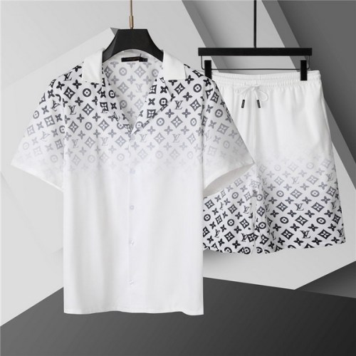 LV short sleeve men suit-289(M-XXXL)