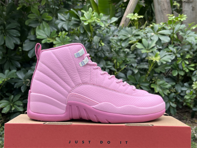 Authentic Air Jordan 12 GS Pearl Pink