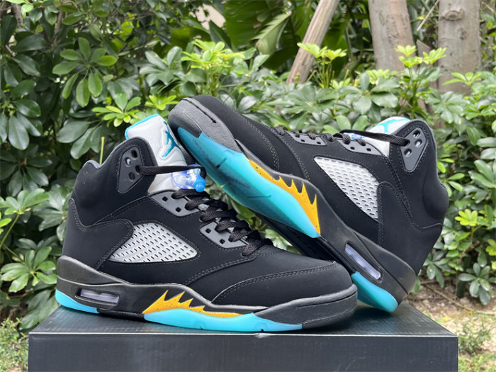 Authentic Air Jordan 5 Aqua