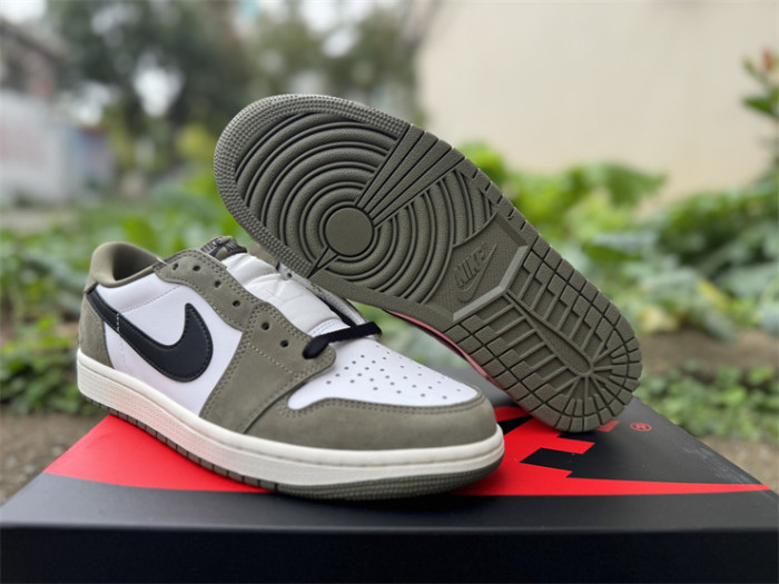 Authentic Jordan 1 Retro Low OG Medium Olive