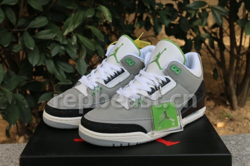 Authentic Air Jordan 3“Chlorophyll”
