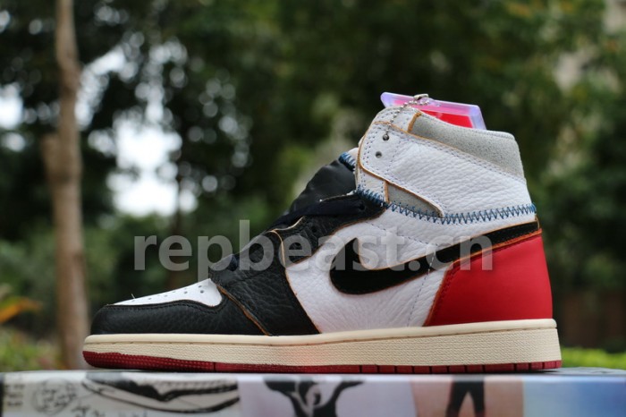 Authentic Union x Air Jordan 1 Retro High OG NRG White Red