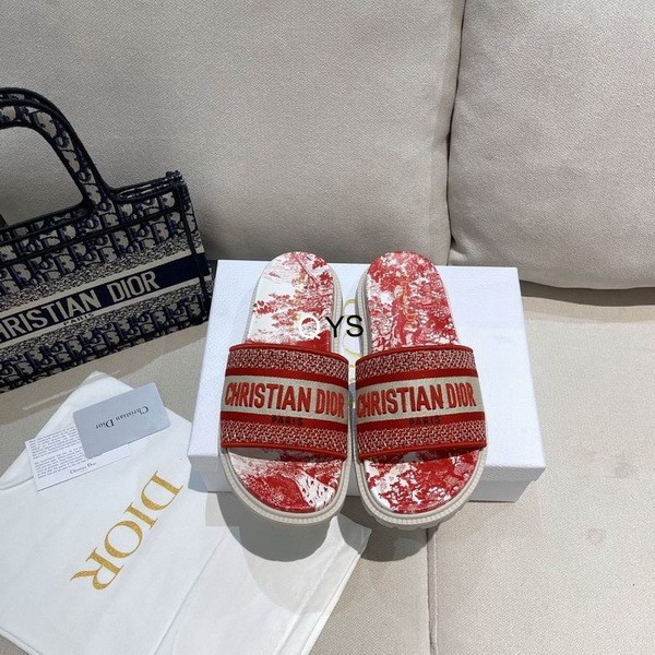 Dior women slippers 1：1 quality-085