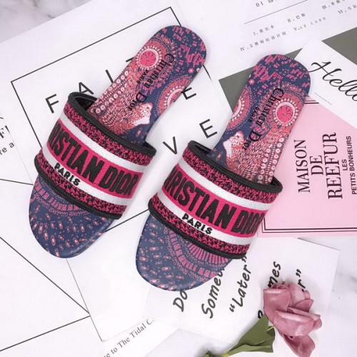 Dior women slippers AAA-036