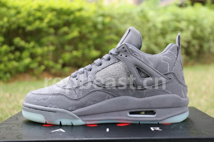 Authentic Kaws x Air Jordan 4 “Cool Grey” GS