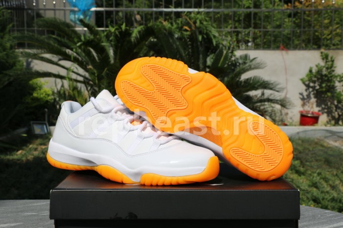Authentic Air Jordan 11 Low GS  Citrus  2015