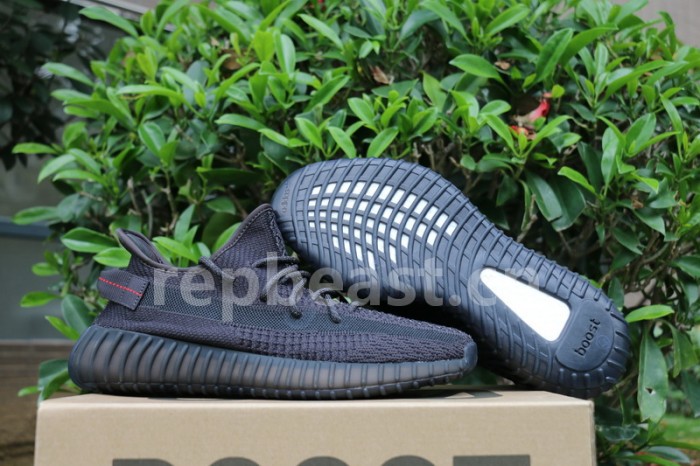 Authentic Yeezy Boost 350 V2 Black Static Non-Reflective