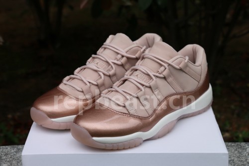 Authentic Air Jordan 11 Low GS “Rose Gold”