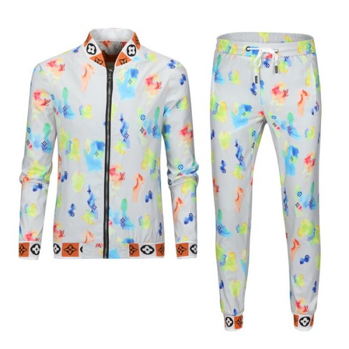 LV long sleeve men suit-242(M-XXXL)