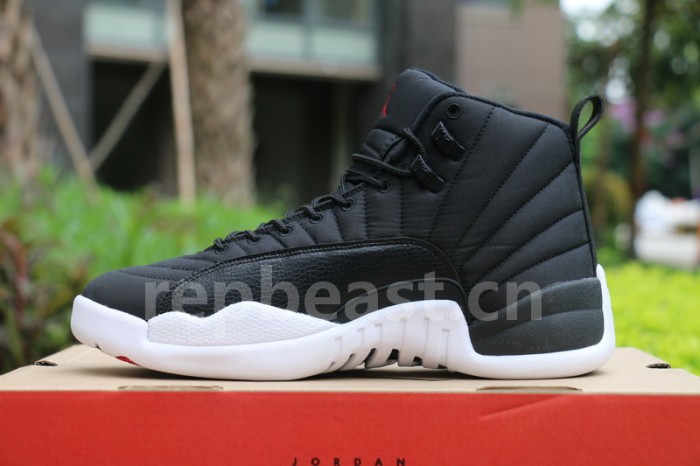 Authentic Air Jordan 12 “Black Nylon”