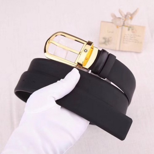 Super Perfect Quality MontBlanc Belts(100% Genuine Leather,steel Buckle)-017